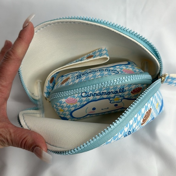 Cinnamoroll Two-Piece Set Sanrio Japanese Cute Cosmetic Bag Storage Bag - Picture 4 of 11